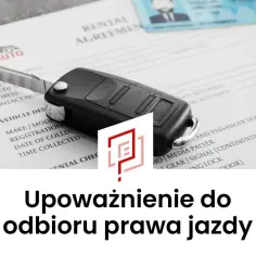 Kluczyk samochodowy na umowie najmu. Dokumenty potrzebne do odbioru prawa jazdy.