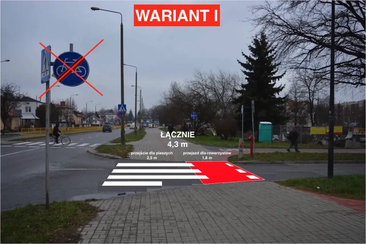 Przejście dla pieszych i rowerzystów. Znak zakazu wjazdu rowerem przekreślony. Czy rowerzysta ma pierwszeństwo na przejeździe rowerowym?