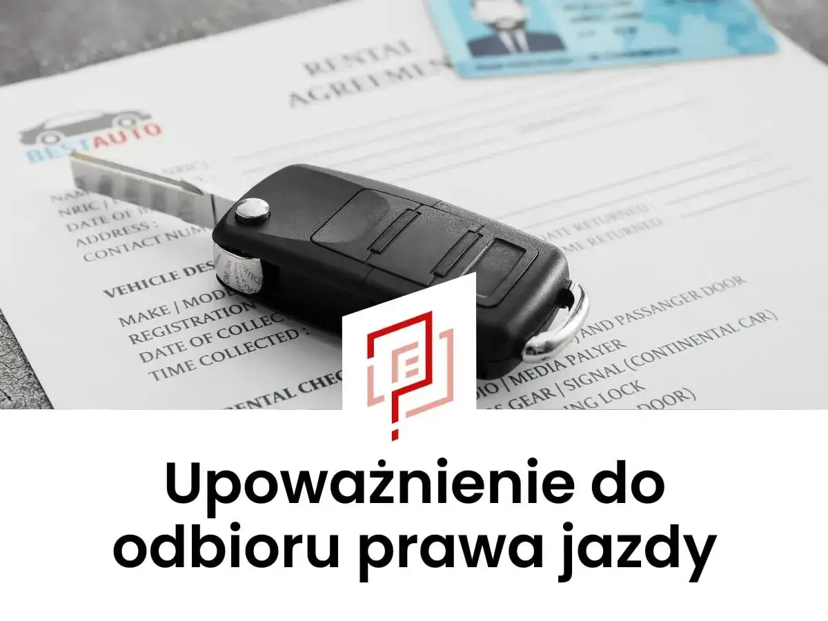 Kluczyk samochodowy na dokumencie 